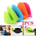 2 Pcs Silicone Oven Mitt Finger Protectors