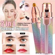 2-in-1 Eyebrow & Facial Hair Trimmer for Women