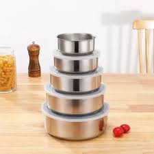 5-Piece Stainless Steel Fresh Box Set