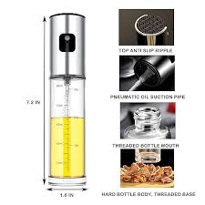 Glass Oil Spray Bottle - Kitchen Oil Sprayer